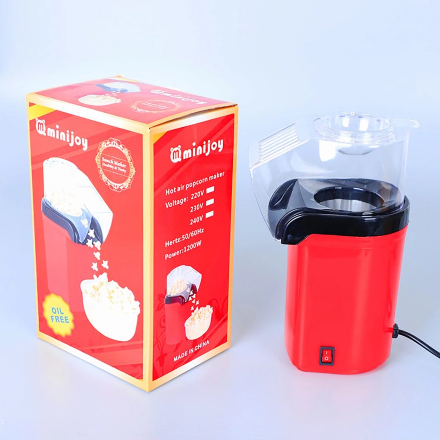 Hot Air Popcorn Popper Electric